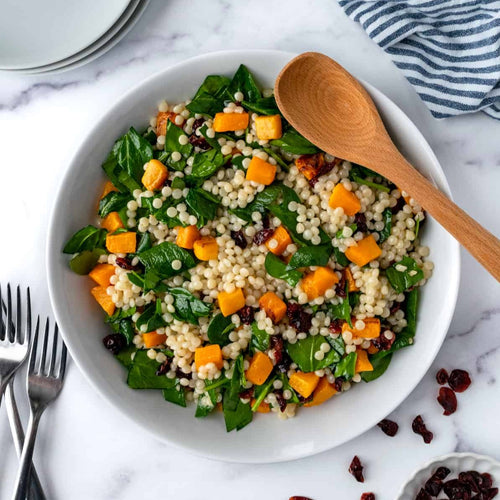 Parelcouscous met pompoen en feta