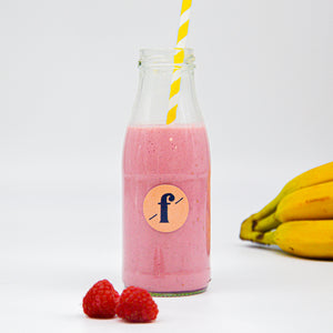 Protein smoothie raspberry-banana