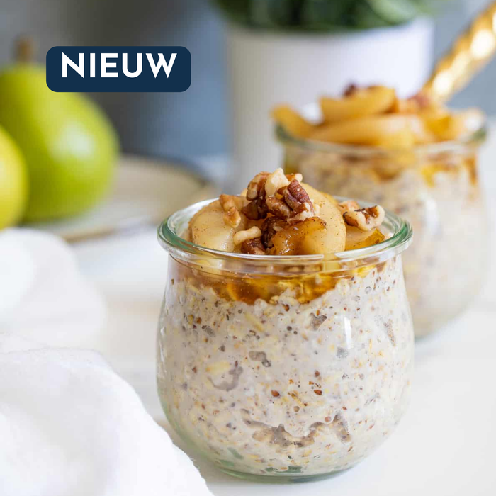 Overnight oats cosy pear
