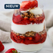 Strawberry yoghurt parfait