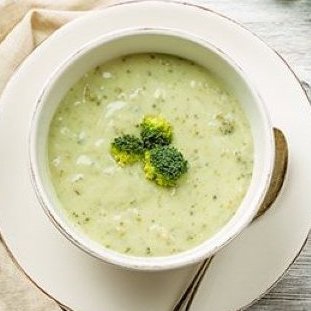 Bloemkool-broccoli soep