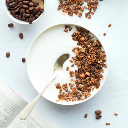 Koffie-choc granola